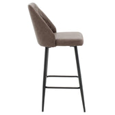 Scaun de bar Inflame, Antracit, 55x48x107 cm, perspectiva suplimentara