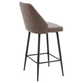 Scaun de bar Inflame, Antracit, 55x48x107 cm, foto produs