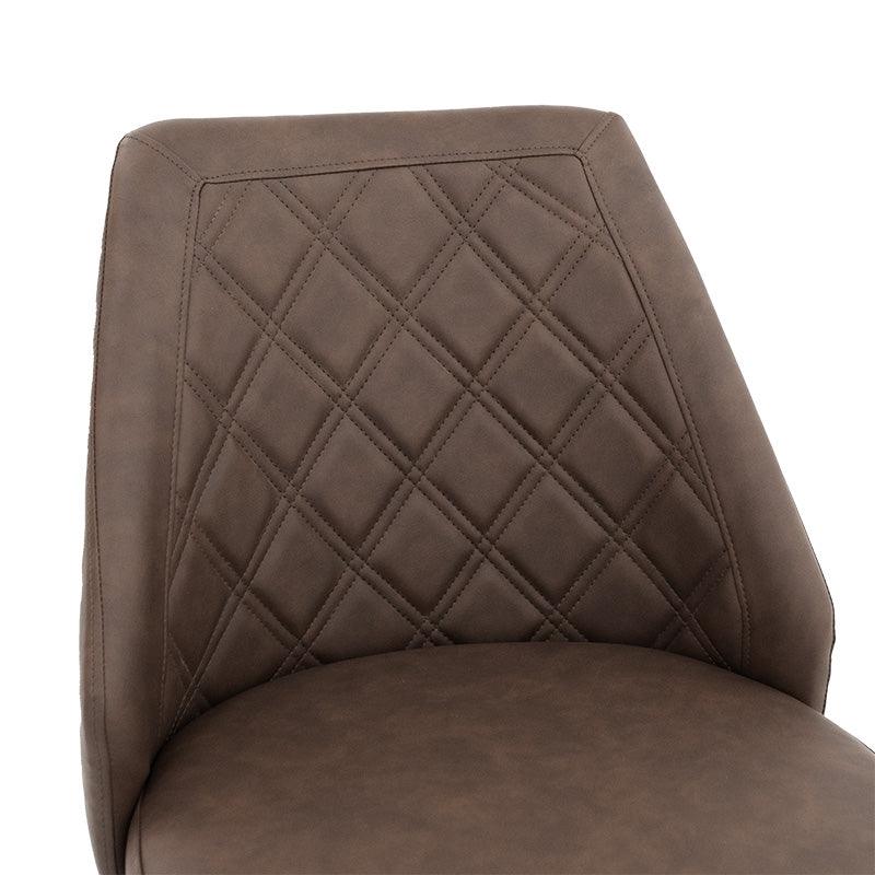 Scaun de bar Inflame, Antracit, 55x48x107 cm, foto produs 6