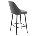 Scaun de bar Inflame, Antracit, 55x48x107 cm, foto produs 10