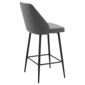 Scaun de bar Inflame, Antracit, 55x48x107 cm, foto produs 10