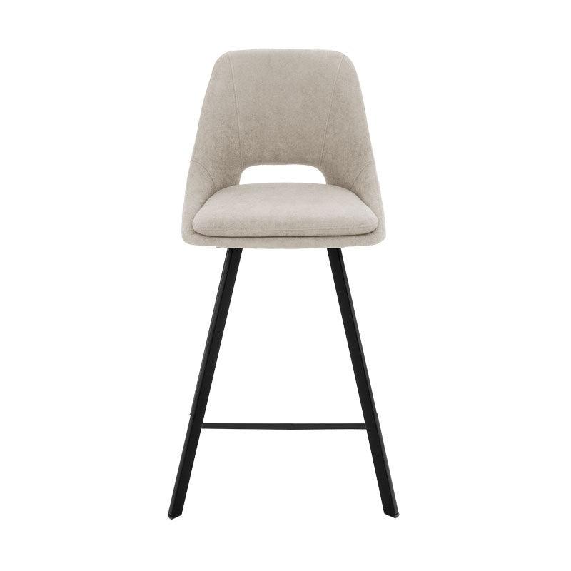 Scaun de bar Initiate, 48x56x98 cm - Crem