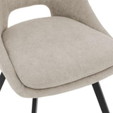 Scaun de bar Initiate, 48x56x98 cm - Crem