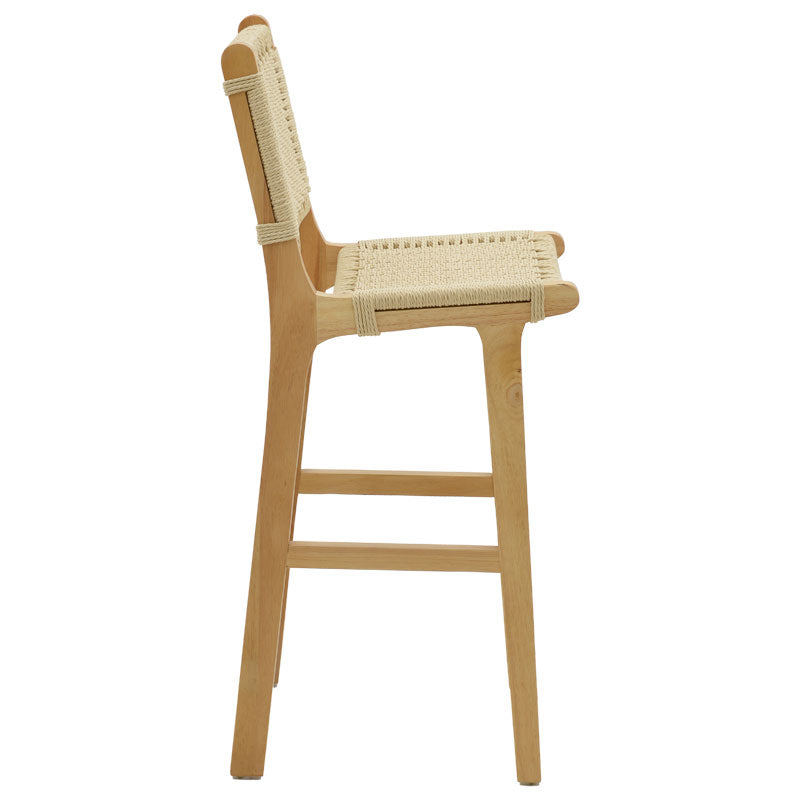 Scaun de bar Julien, lemn, Natural,  45x46x95 cm