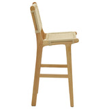 Scaun de bar Julien, lemn, Natural,  45x46x95 cm