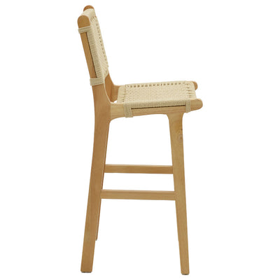 Scaun de bar Julien, lemn, Natural, 45x46x95 cm, detaliu produs