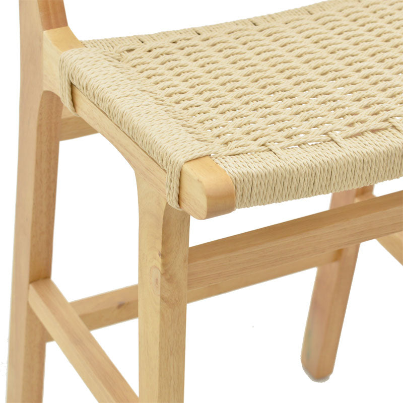 Scaun de bar Julien, lemn, Natural,  45x46x95 cm