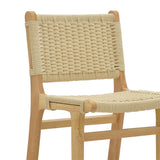 Scaun de bar Julien, lemn, Natural,  45x46x95 cm