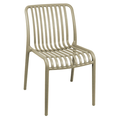 Scaun exterior Laudre, Crem, 40x53x79 cm