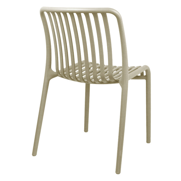 Scaun exterior Laudre, Crem, 40x53x79 cm