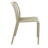 Scaun exterior Laudre, Crem, 40x53x79 cm