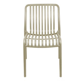 Scaun exterior Laudre, Crem, 40x53x79 cm