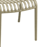 Scaun exterior Laudre, Crem, 40x53x79 cm