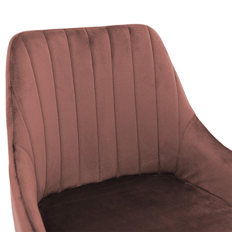 Scaun de bar Patrin, Portocaliu - Negru, 68x45x101 cm - Portocaliu