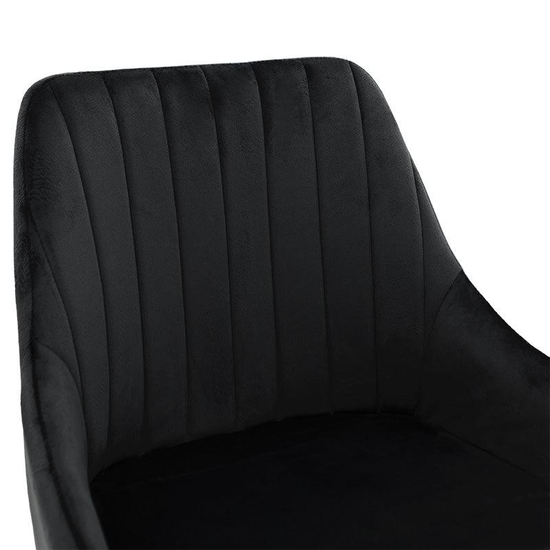 Scaun de bar Patrin, Portocaliu - Negru, 68x45x101 cm - Negru