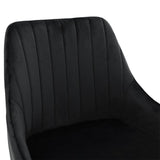 Scaun de bar Patrin, Portocaliu - Negru, 68x45x101 cm - Negru