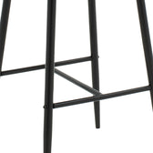 Scaun de bar Patrin picior -metal, Gri inchis neagra, 49x48x98 cm, foto produs 8