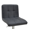 Scaun de bar Remina reglabil pe inaltime, pu-crom, 44x44x112 cm, foto produs 7