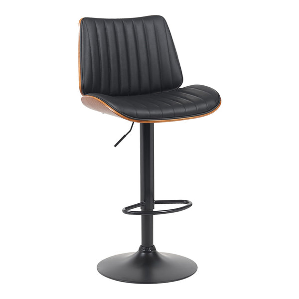 Scaun de bar Amani, PU si metal, 51x54x88-107 cm