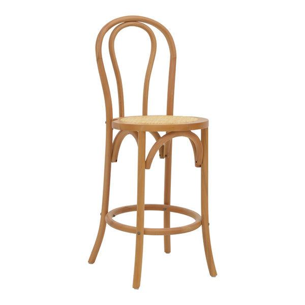 Scaun de bar Thonet lemn Natural de fag, 41x50x105 cm