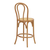 Scaun de bar Thonet lemn Natural de fag, 41x50x105 cm, imagine suplimentara