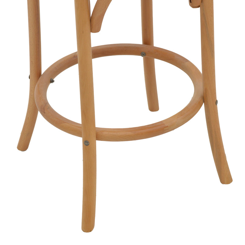 Scaun de bar Thonet lemn Natural de fag, 41x50x105 cm, foto produs 8