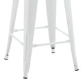 Scaun de bar Utopia, Alb, 42x42x86 cm, detaliu produs