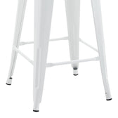 Scaun de bar Utopia, Alb, 42x42x86 cm, detaliu produs