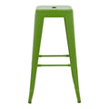 Scaun de bar Utopia, metalic, Verde, 42x42x76 cm, detaliu produs
