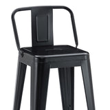 Scaun de bar Utopia, Negru, 42x42x86 cm - Negru