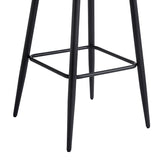 Scaun de bar Velvi catifeaa marului putred, Roz, 43x62x95 cm