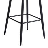Scaun de bar Velvi catifeaa marului putred, Roz, 43x62x95 cm, foto produs 7