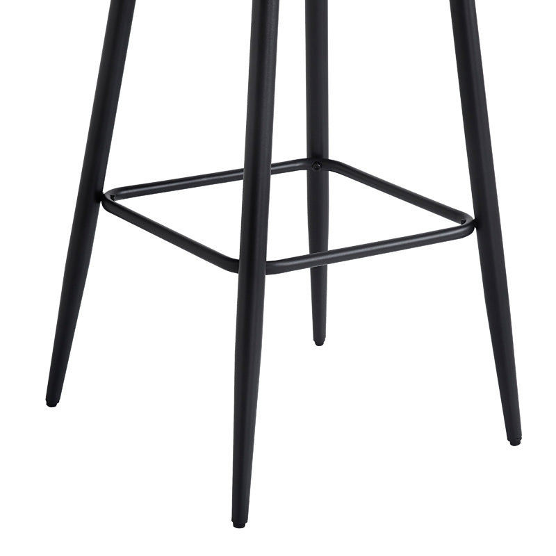 Scaun de bar Velvi catifeaa marului putred, Roz, 43x62x95 cm, foto produs 7