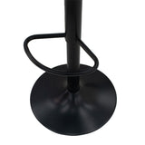 Scaun de bar Walden, polipropilena si metal, 40x43x100 cm - Negru