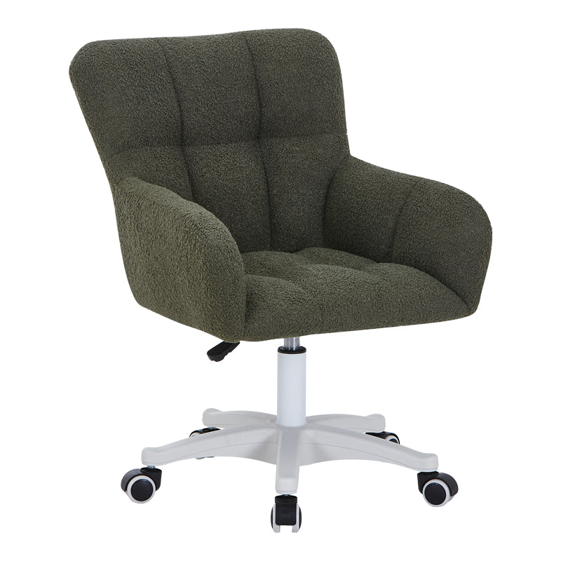 Scaun de birou Givole, boucle, 55x55x84 cm - Verde