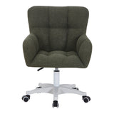 Scaun de birou Givole, boucle, 55x55x84 cm - Verde