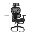 Scaun de birou Corus, Negru, imagine produs 8