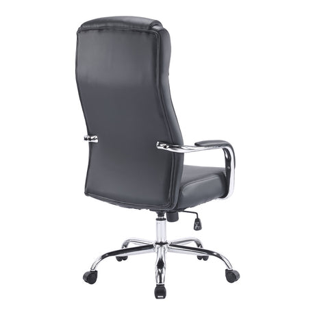 Scaun de birou de manager Venza, negru, 70x65x117-124 cm