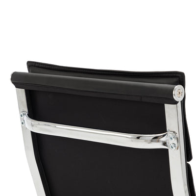 Scaun de birou directorial cu rotile Mavel, Negru, 55x62x100-110 cm, foto produs
