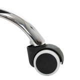 Scaun de birou directorial cu rotile Mavel, Negru, 55x62x100-110 cm