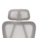 Scaun de birou directorial Exeter, 50x58x129 cm - Alb-Gri