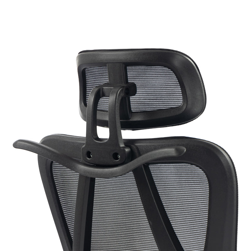 Scaun de birou directorial Exeter, 50x58x129 cm - Negru