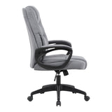 Scaun de birou directorial Kamora, stofa, 66x67x111 cm - Antracit