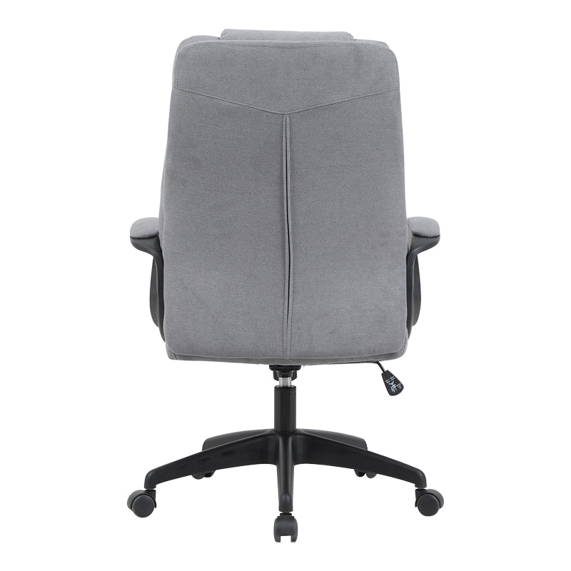 Scaun de birou directorial Kamora, stofa, 66x67x111 cm - Antracit
