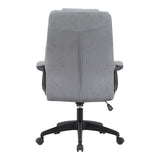 Scaun de birou directorial Kamora, stofa, 66x67x111 cm - Antracit