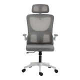 Scaun de birou directorial Mainz, 50x60x122 cm - Alb-Gri