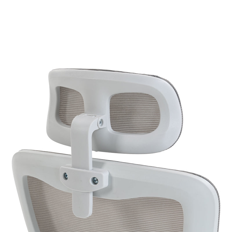 Scaun de birou directorial Mainz, 50x60x122 cm - Alb-Gri