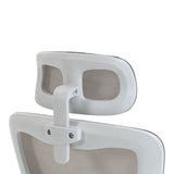 Scaun de birou directorial Mainz, 50x60x122 cm - Alb-Gri