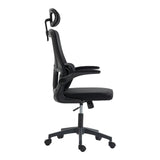Scaun de birou directorial Mainz, 50x60x122 cm - Negru