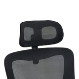 Scaun de birou directorial Mainz, 50x60x122 cm - Negru